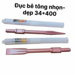MŨI ĐỤC, MŨI KHOAN BÊ TÔNG ĐUÔI GÀI KAPUSI DẸP 30*385MM, NHỌN 30*400MM 1