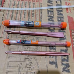 MŨI ĐỤC, MŨI KHOAN BÊ TÔNG ĐUÔI GÀI KAPUSI DẸP 30*385MM, NHỌN 30*400MM 7