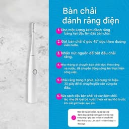 [Invisalign Chính Hãng] Bàn chải đánh răng điện Invisalign™ công nghệ siêu âm tự làm sạch khử khuẩn lông bàn chải 9