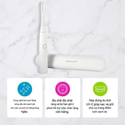 [Invisalign Chính Hãng] Bàn chải đánh răng điện Invisalign™ công nghệ siêu âm tự làm sạch khử khuẩn lông bàn chải 2