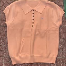 Áo Len Sợi Tiêu Nữ Cộc Tay Cổ Bẻ - Áo Polo Dệt Kim Tay Ngắn Dáng Trẻ Trung Mềm Mát 9 Màu (50-60kg) 9