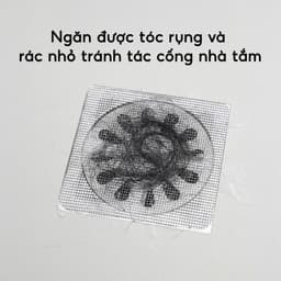 Lưới lọc rác chống tắc nghẽn cống thoát nước 10 x 10 cm - 20 pcs - 20Pcs 5