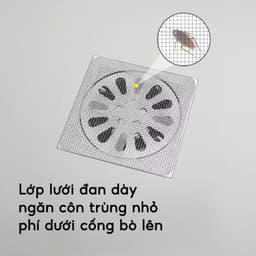 Lưới lọc rác chống tắc nghẽn cống thoát nước 10 x 10 cm - 20 pcs - 20Pcs 2