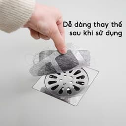 Lưới lọc rác chống tắc nghẽn cống thoát nước 10 x 10 cm - 20 pcs - 20Pcs 1