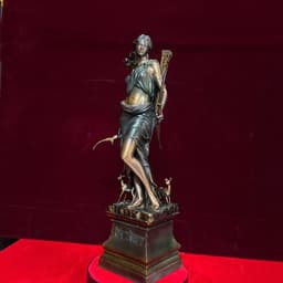 Tượng nữ thần săn bắn ( Nữ thần Artemis) in 3D . cao 31 cm 4