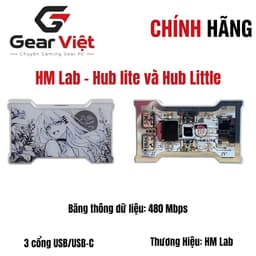 (Gear Việt) Hub USB 8K Gaming HM Lab - Hub lite và Hub Little -  Hỗ Trợ Polling Rate 8000Hz 1
