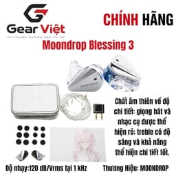 Tai nghe Moondrop Blessing 3 - Hàng Chính Hãng - Gear Việt 1