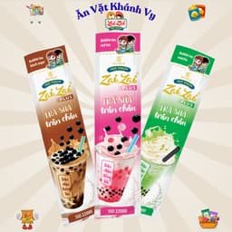 Kẹo thạch Zai Zai plus Vị Trà sữa trân châu 320g - 650g - 700g- HÀNG CHÍNH HÃNG 2
