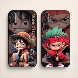 Ốp lưng Cho SAMSUNG A07/ A07 5G/ A07S/ A08 cạnh viền vuông, có bảo vệ camera in hình ONE PIECE, GOKU 1