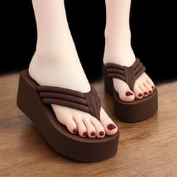 Dép Tông Kẹp Xốp Nữ Đen Bền Chất Lượng 6