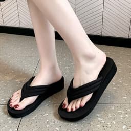 Dép Tông Kẹp Xốp Nữ Đen Bền Chất Lượng 3