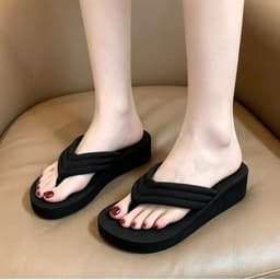 Dép Tông Kẹp Xốp Nữ Đen Bền Chất Lượng 1