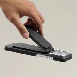 Ví PITAKA Kiêm Giá Đỡ Hít Nam Châm Chất Liệu Cadmyra™Dệt Mềm Siêu Nhẹ 38g Chính Hãng Cao Cấp 9