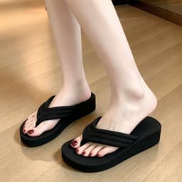 Dép Kẹp Nữ Đế Xuồng Cao Cấp Đế Xốp Êm Nhẹ Quai Mềm Thời Trang Đế Cao Từ 3 Phân Đến 10 Phân 3