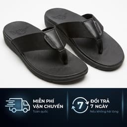 dép kẹp nam Dr M.a.n.a  quai dù chắc chắn thiết kế trẻ trung đế cao 3cm thích hợp đi chơi, du lịch,1 3