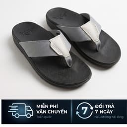 dép kẹp nam Dr M.a.n.a  quai dù chắc chắn thiết kế trẻ trung đế cao 3cm thích hợp đi chơi, du lịch,1 4