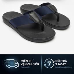 dép kẹp nam Dr M.a.n.a  quai dù chắc chắn thiết kế trẻ trung đế cao 3cm thích hợp đi chơi, du lịch,1 5