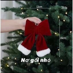 Tất Len thủ công Size 40cm đồ trang trí cây thông noel rực rỡ giáng sinh 7