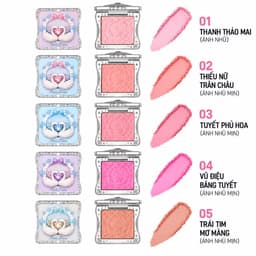Phấn má hồng FLOWER KNOWS (Hoa Biết) dòng Vũ Điệu Bông Tuyết Snow Ballet 5g 5