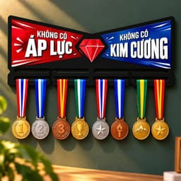 "Bảng Gỗ Treo Huy Chương – Kỷ Niệm Thể Thao Đáng Nhớ và Đam Mê Thể Thao Của Bạn" 3
