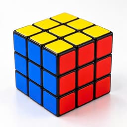 Rubik 3x3 - Khối Lập Phương Xoay 3 Tầng Nhiều Màu, Đồ Chơi Trí Tuệ Rèn Luyện Tư Duy Cho Bé 3