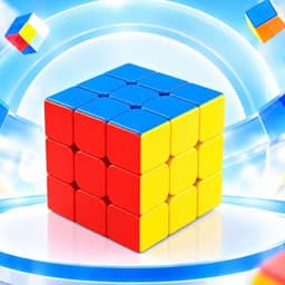 Rubik 3x3 - Khối Lập Phương Xoay 3 Tầng Nhiều Màu, Đồ Chơi Trí Tuệ Rèn Luyện Tư Duy Cho Bé 1