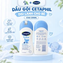 Dầu Gội Cetaphil Dịu Lành Cho Bé Chai 200ml 1