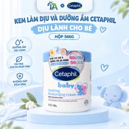 Kem Làm Dịu Và Dưỡng Ẩm Cetaphil Dịu Lành Cho Bé Hộp 566g 1