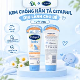 Kem Chống Hâm Tả Cetaphil Với Chiết Xuất Hoa Cúc Hữu Cơ Dịu Lành Cho Bé Tuýp 70g 1