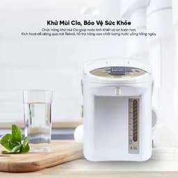 Bình Thủy Điện Toshiba PLK-45SF(WT)VN, 4.5Lit - 700W, Bơm Nước Điện Tử, 3 Mức Giữ Nóng, Hẹn Giờ, Hàng Chính Hãng 6