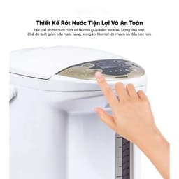 Bình Thủy Điện Toshiba PLK-45SF(WT)VN, 4.5Lit - 700W, Bơm Nước Điện Tử, 3 Mức Giữ Nóng, Hẹn Giờ, Hàng Chính Hãng 8