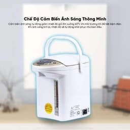 Bình Thủy Điện Toshiba PLK-45SF(WT)VN, 4.5Lit - 700W, Bơm Nước Điện Tử, 3 Mức Giữ Nóng, Hẹn Giờ, Hàng Chính Hãng 3
