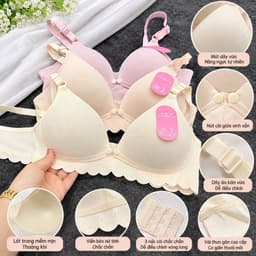 Áo lót bầu, áo cho bé ti, áo bầu sau sinh chất đẹp lắm mút mỏng, chất đẹp lắm 2