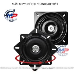 Mâm Xoay 360 Độ Cho Bàn Ghế Nội Thất, Kích Thước 147mm, 192mm, 247mm, 300mm, Mâm Xoay Bàn Tròn, Kệ Xoay, Ghế Xoay  MX-01 6