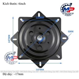 Mâm Xoay 360 Độ Cho Bàn Ghế Nội Thất, Kích Thước 147mm, 192mm, 247mm, 300mm, Mâm Xoay Bàn Tròn, Kệ Xoay, Ghế Xoay  MX-01 9