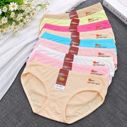 (Hàng loại đẹp)Sét 5 - 10 quần chip nữ, quần lót nữ chất cotton co dãn bốn chiều mềm mát 50-67kg đẹp 5