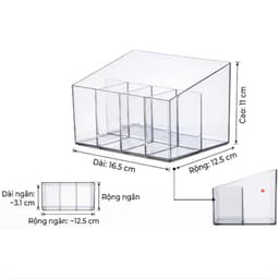 Khay Đựng Đồ Đa Năng 5 Ngăn Việt Nhật 5692 Đựng Mỹ Phẩm, Văn Phòng Phẩm, Đồ Gia Dụng - TADAHOME 4