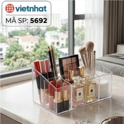 Khay Đựng Đồ Đa Năng 5 Ngăn Việt Nhật 5692 Đựng Mỹ Phẩm, Văn Phòng Phẩm, Đồ Gia Dụng - TADAHOME 5