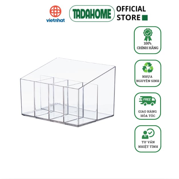 Khay Đựng Đồ Đa Năng 5 Ngăn Việt Nhật 5692 Đựng Mỹ Phẩm, Văn Phòng Phẩm, Đồ Gia Dụng - TADAHOME
