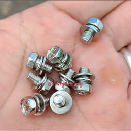 Combo 8 Ốc Đấu Bình Ắc Quy Xe Điện, Xe Máy Chất Liệu Niken Chống Rỉ Sét phụ tùng xe điện 4