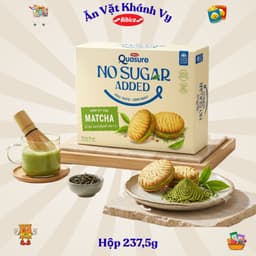 Bánh Quy Không Đường Quasure No Suagar Added Đủ Vị Hộp Lớn 218,5g - 237,5g - HÀNG CHÍNH HÃNG 2