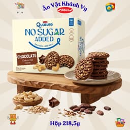 Bánh Quy Không Đường Quasure No Suagar Added Đủ Vị Hộp Lớn 218,5g - 237,5g - HÀNG CHÍNH HÃNG 3