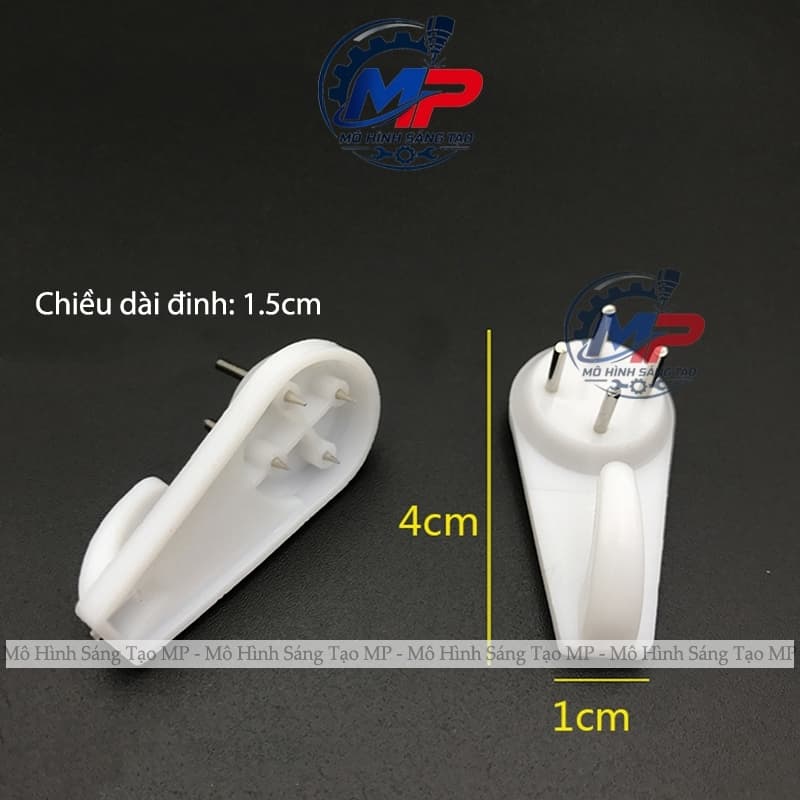 Đinh Nhựa Đóng Tường Không Cần Khoan, Đinh Treo Đồ Đinh-01