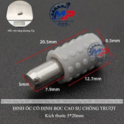 Bộ 10 Ốc Vít Tự Cắt Chữ Thập Cao Su Chống Trượt Dinh-02 2