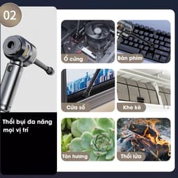 Máy Hút Bụi Cầm Tay Mini 4in1 MA-501/HL-121 và Máy thổi hút bụi 2in1 cầm tay 6631 dùng pin cell/ Pin 15 cell. LMS 4