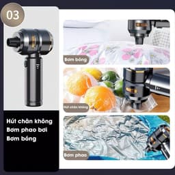 Máy Hút Bụi Cầm Tay Mini 4in1 MA-501/HL-121 và Máy thổi hút bụi 2in1 cầm tay 6631 dùng pin cell/ Pin 15 cell. LMS 5