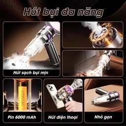 Máy Hút Bụi Cầm Tay Mini 4in1 MA-501/HL-121 và Máy thổi hút bụi 2in1 cầm tay 6631 dùng pin cell/ Pin 15 cell. LMS 6
