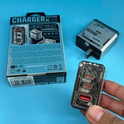 Cốc/ Củ sạc nhanh 65W GaN Wekome WP-U06 và Remax RP-U55/ Cáp 240W 4In1 CB31/ 3 Đầu RC-199th/ 3in1 CB21 (C-C) 2
