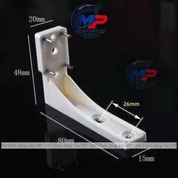 Ke Nhựa Đóng Tường, Ke Chữ L Đỡ Kệ Treo Tường Dinh-06 2