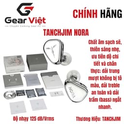 (Gear Việt) Tai nghe HiFi có dây TANCHJIM NORA DMT5 Khoang kép từ tính 1